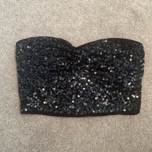 Express bandeau/crop top/bra - small